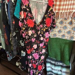 Old Navy Plus Size Floral Print Babydoll Swing Dress